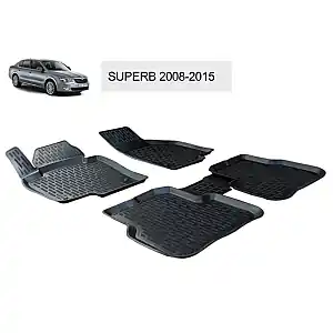 Covoras auto personalizat Skoda Superb 2008-2015 4buc Otom Mai ieftin