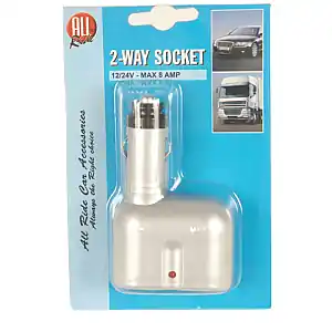 Chilipir Ștecher cu 2 ieșiri 12/24V max 8 Amp - All Ride